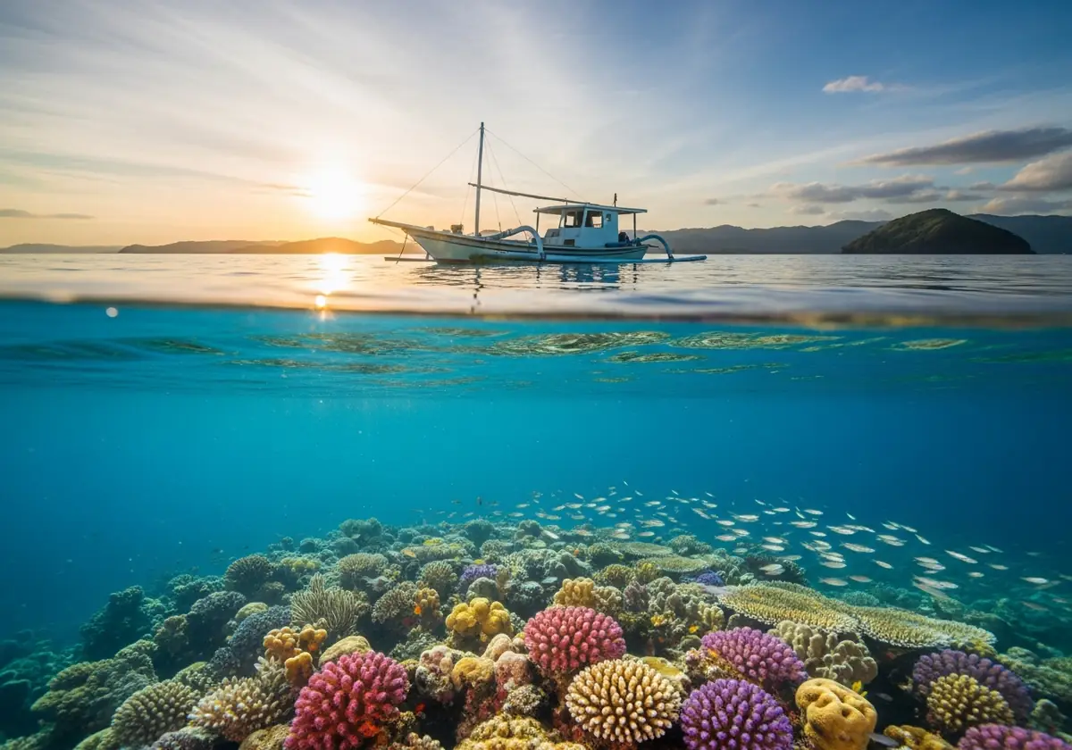 How to Get Between Flores Dive Regions